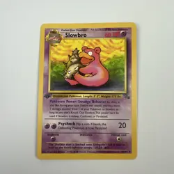 Pokemon Cards Slowbro 43/62 Fossil FIRST EDITION WOTC - (NM) - Image 1