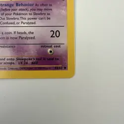 Pokemon Cards Slowbro 43/62 Fossil FIRST EDITION WOTC - (NM) - Image 4