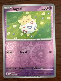 Togepi Common Reverse Holo Card 70/191 SV8 Surging Sparks Pokemon TCG - Image 1