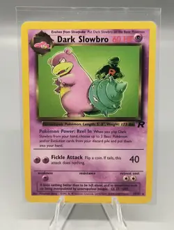 Dark Slowbro - 29/82 - Pokemon Team Rocket Unlimited Rare Card WOTC LP - Image 1