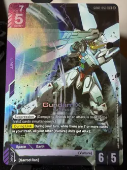 Gundam X LR - GD02-053 - Dual Impact Gundam TCG Card Game - Image 1