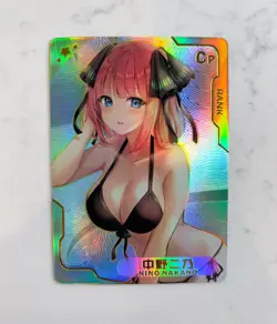 Senpai Goddess Haven Nino Nakano CP-023 Anime Waifu Card CCG Goddess Story - Image 1