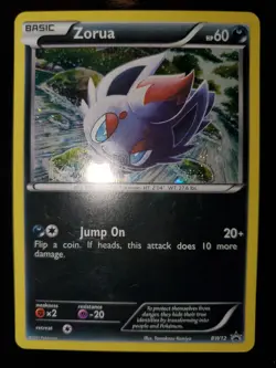 Zorua BW12 Holo Pokemon TCG Card Black White Black Star Promo Lightly Played LP - Image 3