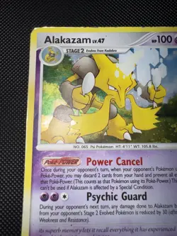 Alakazam Holo Pokemon TCG Card 2/123 Mysterious Treasures Series - Image 2
