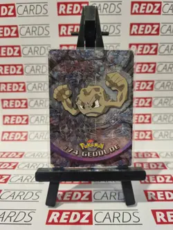 Geodude - 74 - Flame Holo - Series 1 - Topps - Pokemon Card - HP - Image 1
