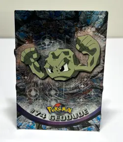 Geodude Topps Holo Foil #74 Pokemon Card. Sold as seen - Image 1