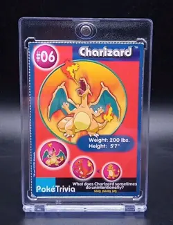 Vintage 1999 CHARIZARD Burger King BK Promo #06 Pokemon Card - Image 1