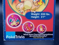 Vintage 1999 CHARIZARD Burger King BK Promo #06 Pokemon Card - Image 5