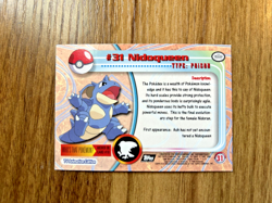#31 Nidoqueen - Pokemon Topps Holo Card - Black Logo - Image 2
