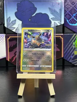 Pokemon TCG Radiant Eevee SWSH230 Holo Promo Card Near Mint Condition - Image 1