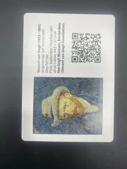 Pikachu With Grey Felt Hat SVP 085 - Pokemon x Van Gogh Museum Promo Card Insert - Image 1
