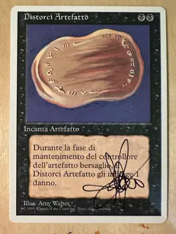 MTG ARTIST PROOF WB Italian Warp Artifact Time Walk AP Sketch Art Amy WEBER - Image 2