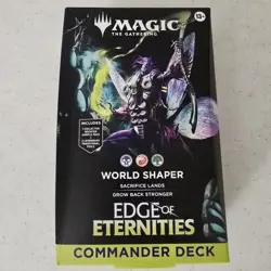 Magic the Gathering Edge of Eternities Commander Deck World Shaper, New Sealed - Image 1