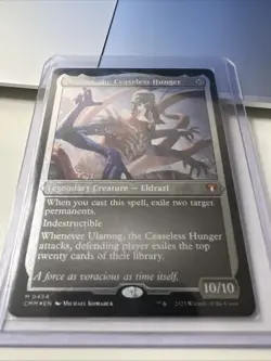 Ulamog, the Ceaseless Hunger (Foil Etched) Commander Masters, CMM 0454, NM - Image 1