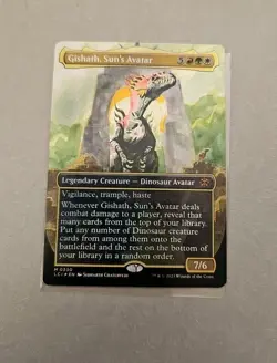 Gishath, Sun's Avatar M FOIL #330 | LCI The Lost Caverns of Ixalan | MTG - Image 1