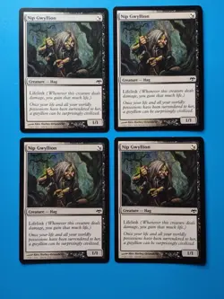 MTG 4x Nip Gwyllion x4 LP Eventide Magic the Gathering Playset - Image 1