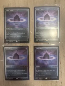 1x MTG FOIL Lotus Petal Foil Etched - Promo NM/VLP (4 Available) MAGIC - Image 1