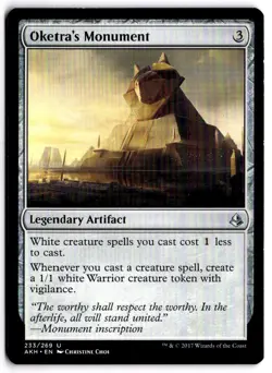 MTG Oketra's Monument U AVR 233 LP - Image 1