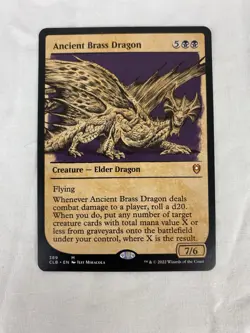 Ancient Brass Dragon #389 Showcase Battle For Baldur’s Gate Magic The Gathering - Image 1