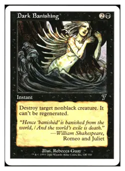 Dark Banishing 7th Edition MTG - NM+ Mythic Relics - Image 1