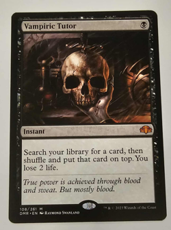 Vampiric Tutor - Dominaria Remastered - Mythic - NM - MTG - Image 1