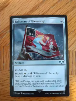 Talisman of Hierarchy Universes Beyond: Warhammer 40000 Regular - Image 1