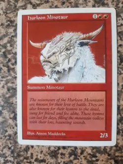 MTG - 1 x Hurloon Minotaur - 5th Edition - Image 1