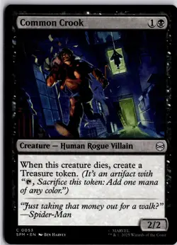 Common Crook C Marvel's Spider-Man 53 Magic The Gathering - Image 1
