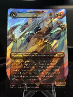 Kuja, Genome Sorcerer (Grading Ready) (Surge Foil) (Borderless) MTG:FIN #0544 - Image 1