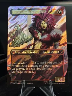 Kuja, Genome Sorcerer (Grading Ready) (Surge Foil) (Borderless) MTG:FIN #0544 - Image 2
