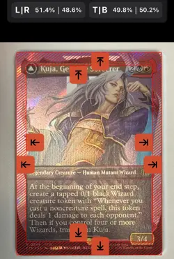 Kuja, Genome Sorcerer (Grading Ready) (Surge Foil) (Borderless) MTG:FIN #0544 - Image 3