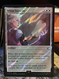 White Auracite SURGE FOIL Final Fantasy NM MTG Magic Card - Image 1
