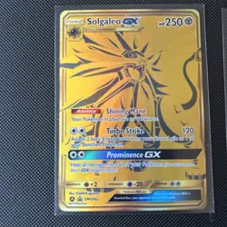 Pokemon TCG Lunala GX SM103a & Solgaleo GX SM104a Hidden Fates - NM - Image 2