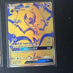 Pokemon TCG Lunala GX SM103a & Solgaleo GX SM104a Hidden Fates - NM - Image 3