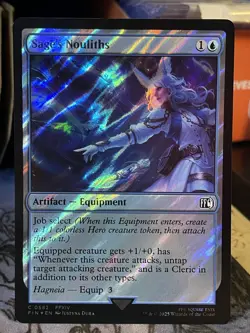 Sage's Nouliths SURGE FOIL Final Fantasy NM MTG Magic Card - Image 1