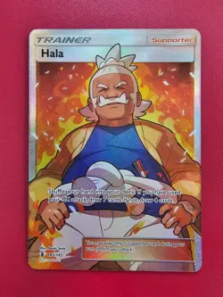Pokemon TCG Hala 143/145 Full Art SM Guardians Rising Holo NM Near Mint - Image 1