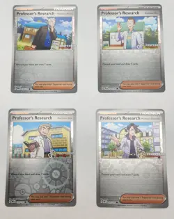 Professor's Research STAMPED - Pokemon TCG all 4x Professor Program Promos 2025 - Image 1