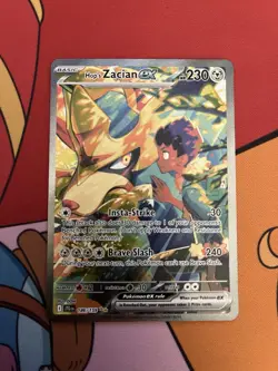 Pokemon - Hops Zacian EX - 186/159 - Journey Together - SIR - Image 1