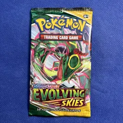 Evolving Skies Pokemon Booster Pack - Rayquaza Art - Factory Sealed - Image 1