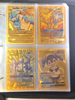Pokemon Charizard Pikachu Tag Team V/GX/VMAX Gold Foil Lot With Pokemon Case - Image 5