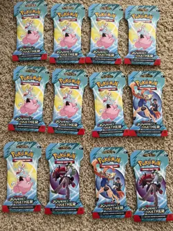 Pokemon TCG Journey Together Sleeved Booster Pack - Lot Of 12 - Image 1