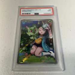 2025 POKEMON SIMPLIFIED CHINESE CBB1 C #09 SPRIGATITO PSA 9 - Image 1