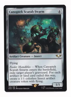 Magic the Gathering Warhammer 40,000 #150 Canoptek Scarab Swarm - Image 1