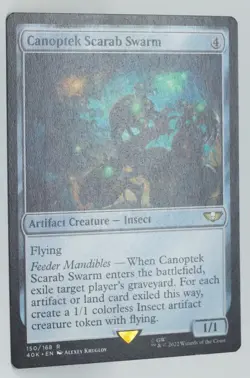 Magic the Gathering Warhammer 40,000 #150 Canoptek Scarab Swarm - Image 5