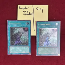 YUGIOH GREY PRINT Psychokinesis CSOC-EN056 Ultimate Rare 1st Edition LP - Image 3