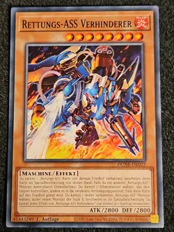*German* Yugioh! Rescue-ACE Preventer (DUNE-EN022) DUNE-DE022 Common - 1st Ed NM - Image 1