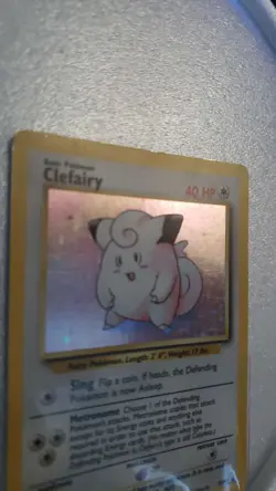 CLEFAIRY 6/130 HOLO BASE SET Pokemon Card VLP - Image 2
