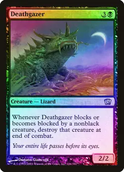 Deathgazer FOIL 8th Edition NM Black Uncommon MAGIC GATHERING CARD ABUGames - Image 1