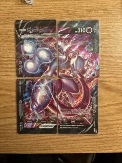 Mewtwo V-UNION [Set of 4] SWSH: Sword & Shield Promo Cards Holo NM - Image 1