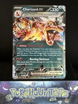 Pokemon Card Charizard ex 054/091 Paldean Fates Double Rare Near Mint - Image 1